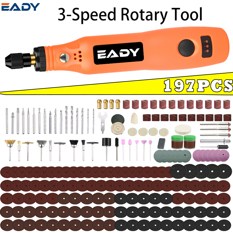 Woodworking Basics - USB Cordless Rotary Tool Kit –