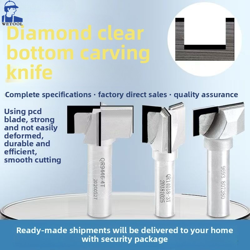 Woodworking Cnc Machine - Livter PCD Bottom Cleaning Wood Diamond