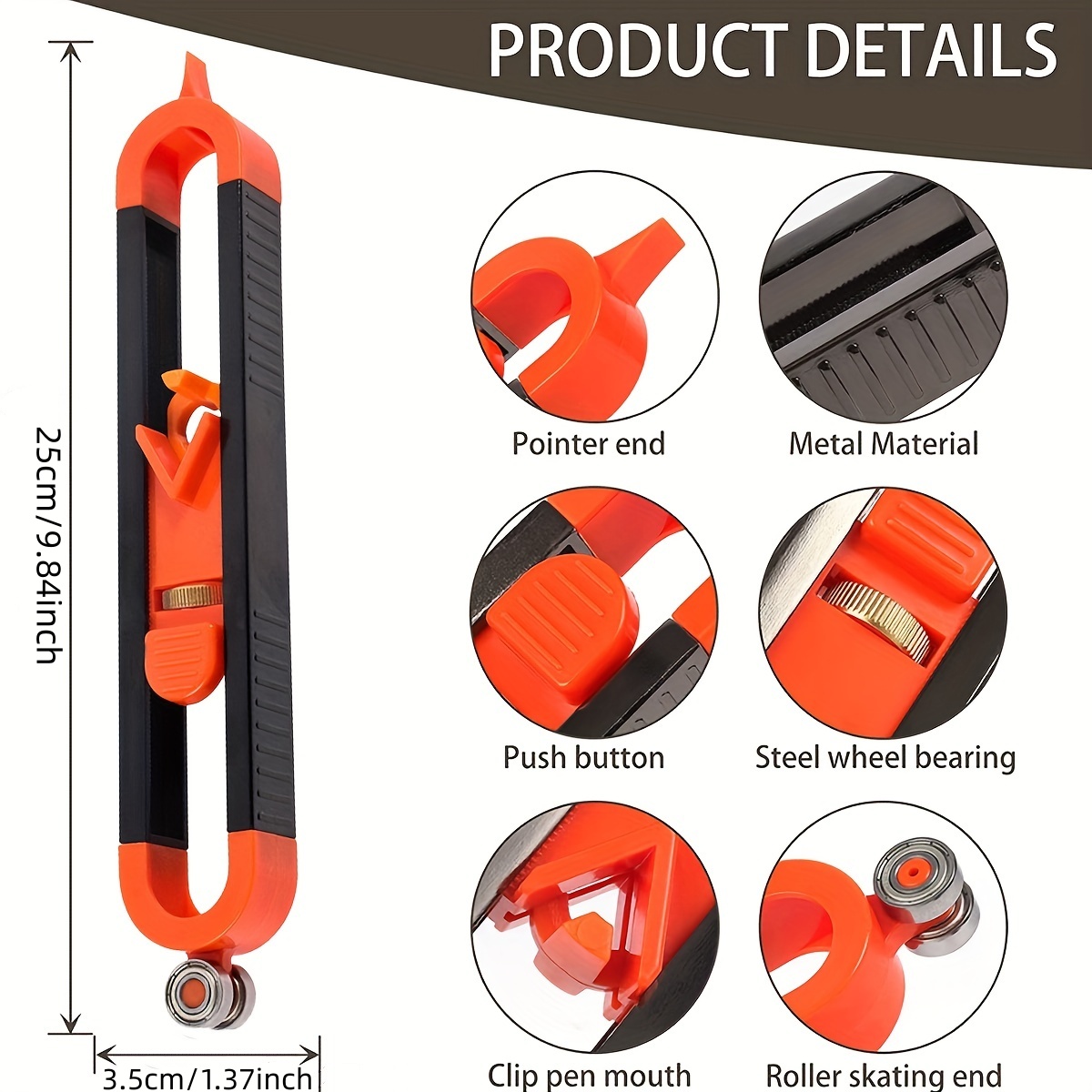 Contour Gauge Scribing Tool, P - огляд і ціна Woodworking Studio