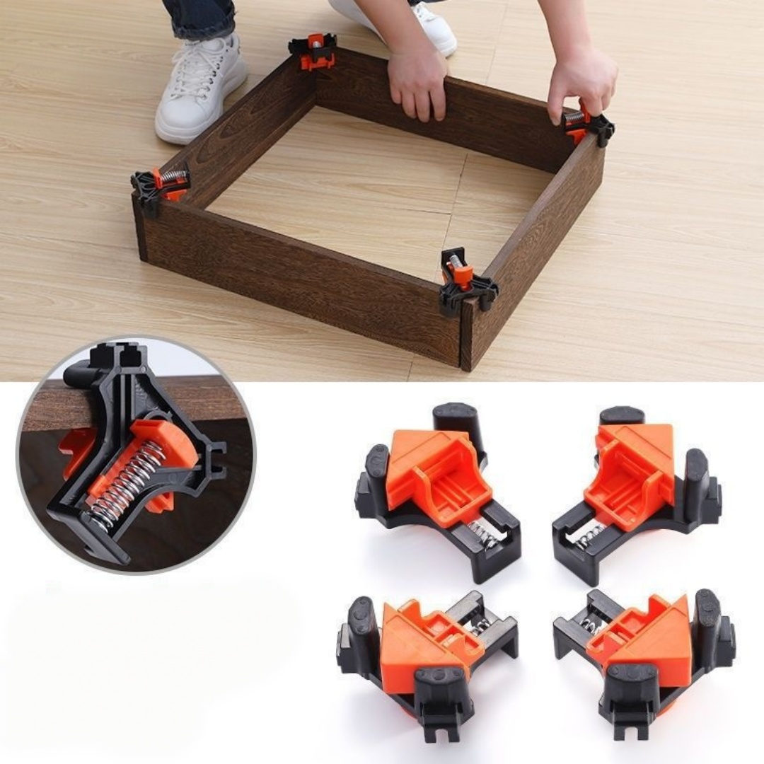 4pcs 90° Right Angle Clamp Fix - огляд і ціна Woodworking Studio