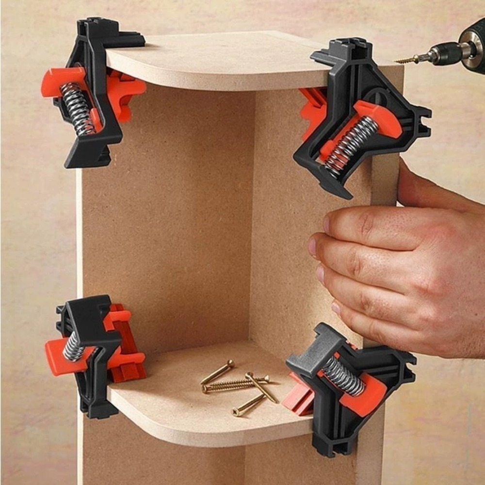 4pcs 90° Right Angle Clamp Fix - огляд і ціна Woodworking Studio