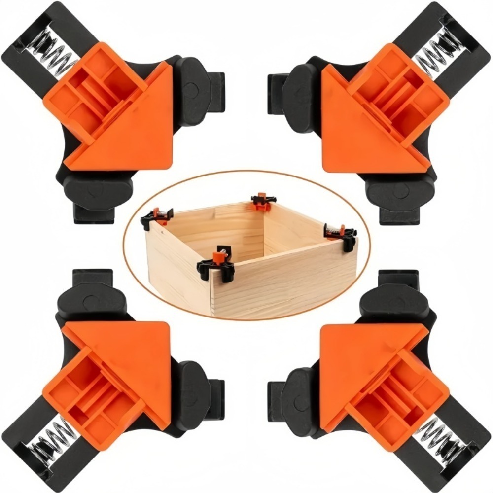 4pcs 90° Right Angle Clamp Fix - огляд і ціна Woodworking Studio