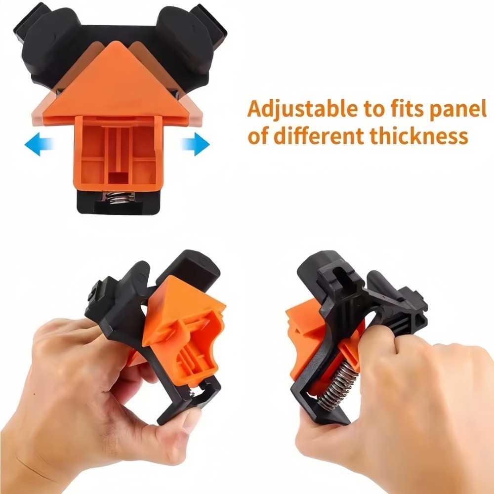 4pcs 90° Right Angle Clamp Fix - огляд і ціна Woodworking Studio