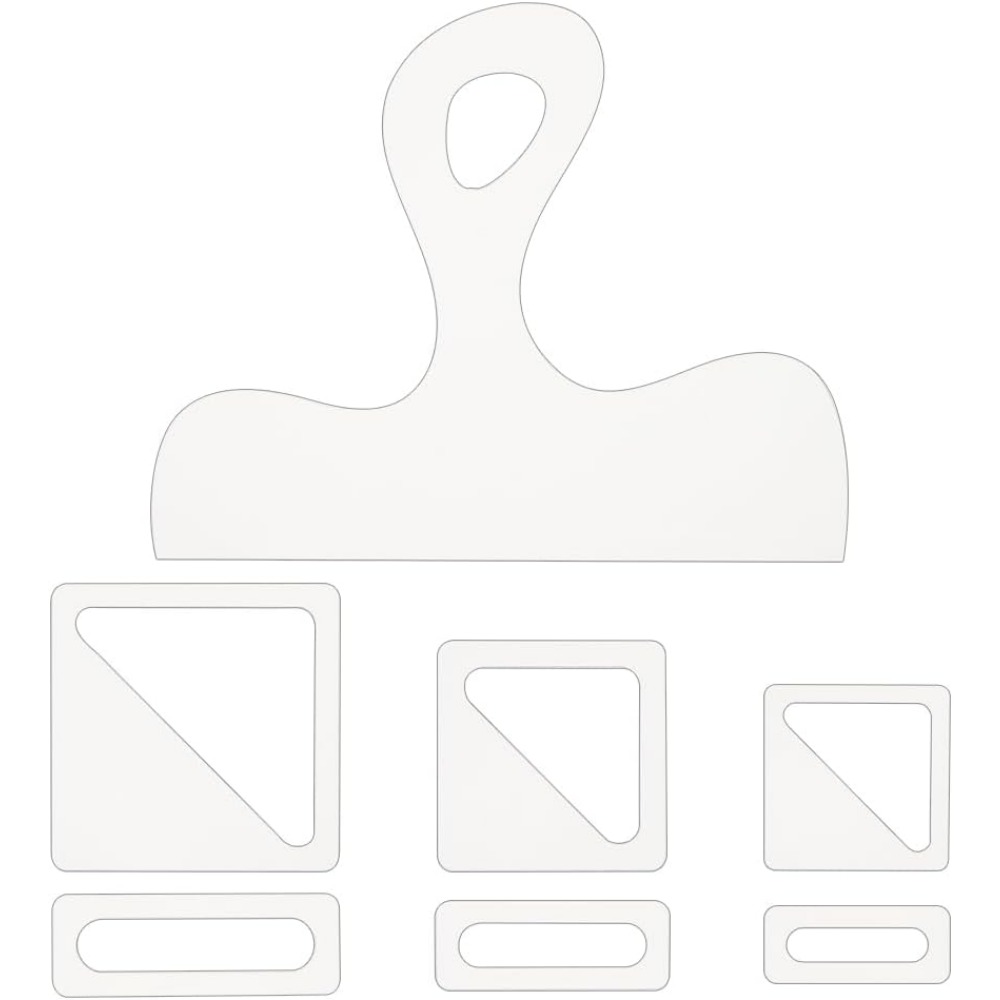 7Pcs Charcuterie Template Acry - огляд і ціна Woodworking Basics