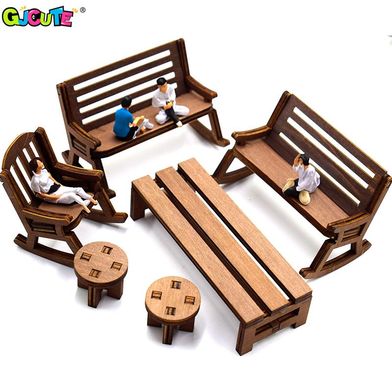 1：12 Dollhouse Mini Park Table - огляд і ціна Woodworking Veneer
