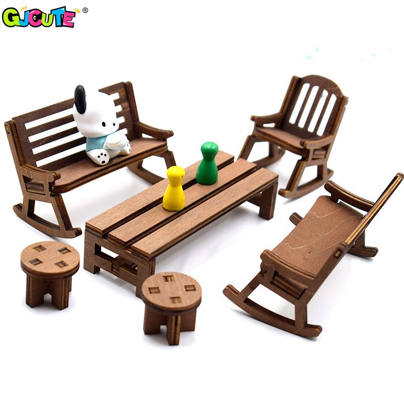 1：12 Dollhouse Mini Park Table - огляд і ціна Woodworking Veneer