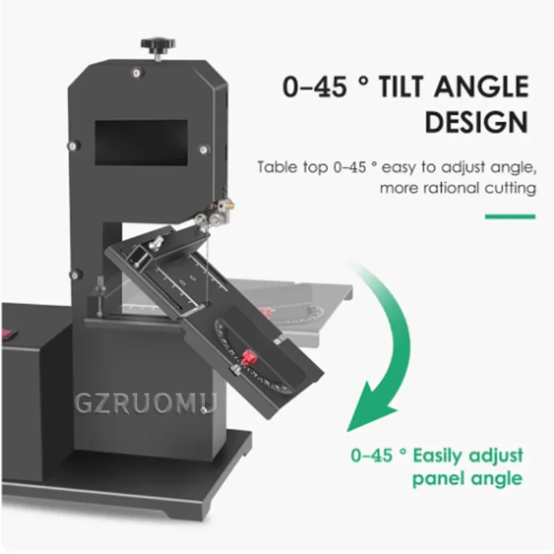 800W 1750RPM Woodworking Band  - огляд і ціна Woodworking Bandsaw