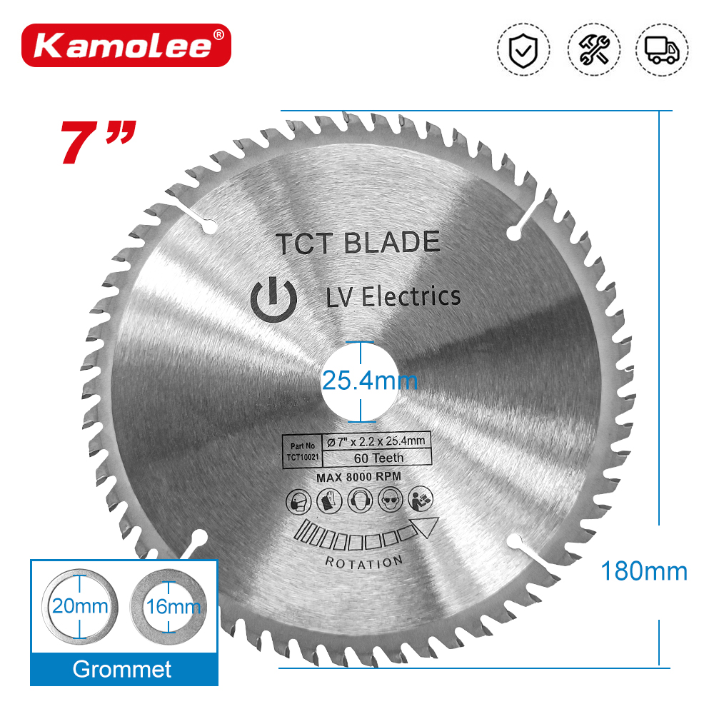 Kamolee 7 inch 180mm electric  - огляд і ціна Band Saw Blade