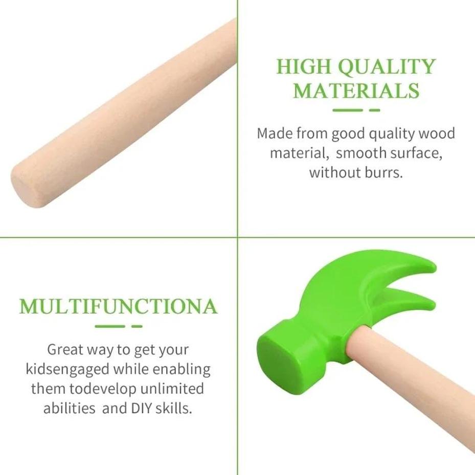 1 Pcs Mini Wooden Hammer Child - огляд і ціна Woodworking Simulator
