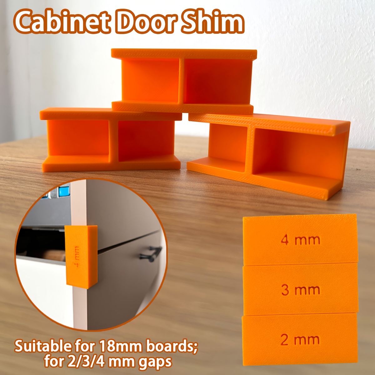 Cabinet Door Shim Spacer,Adjus - огляд і ціна Woodworking Zone