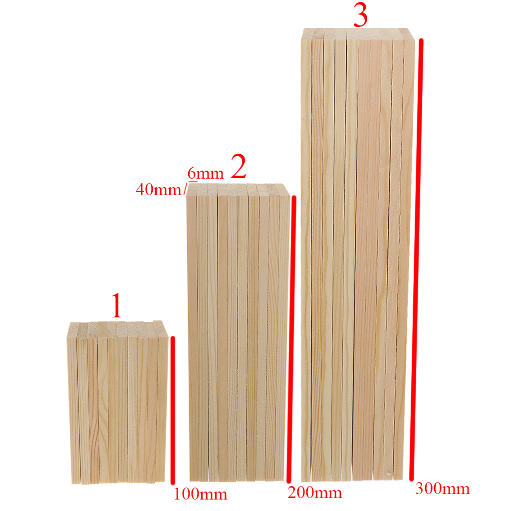 10Pcs Unfinished Wooden Rectan - огляд і ціна Woodworking Zone