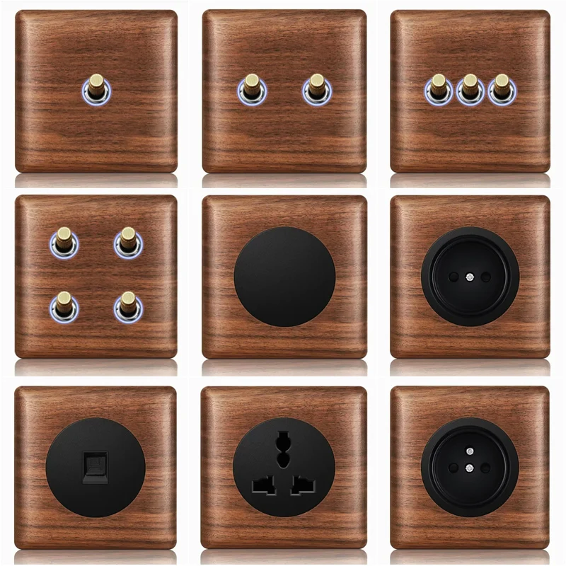 T&i Wood Switch Socket, 86 Wal - огляд і ціна Woodworking Zone