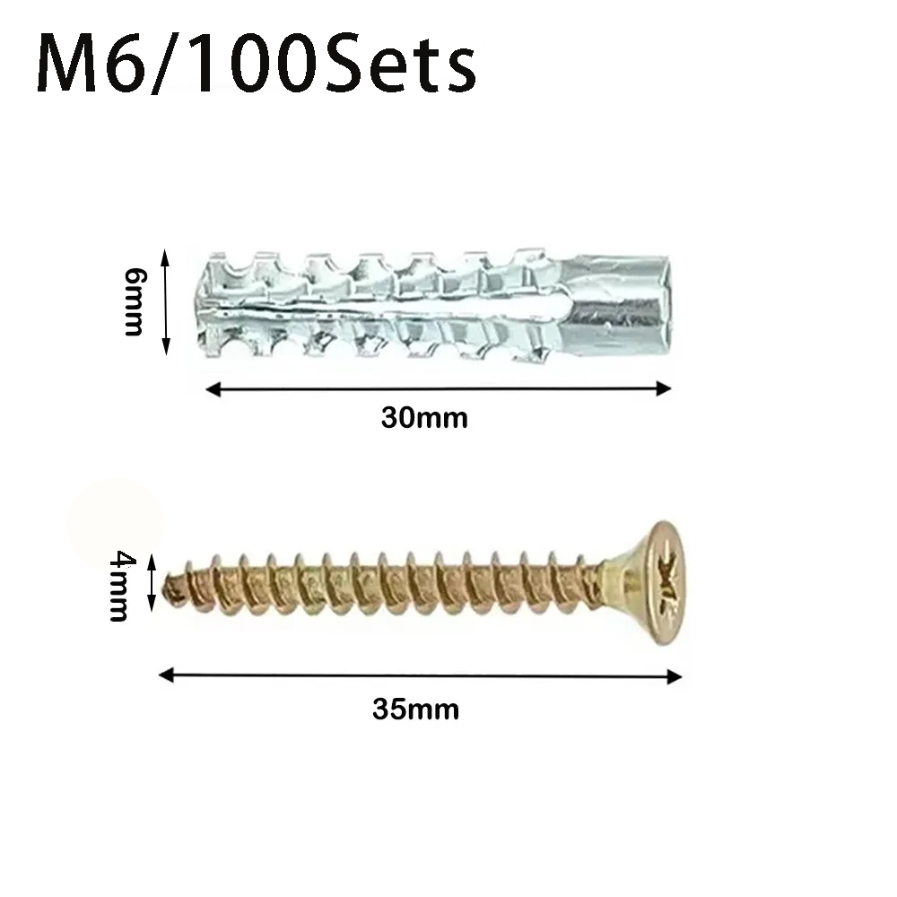 100sets M6 Metal Serrated Expa - огляд і ціна Woodworking Youtube