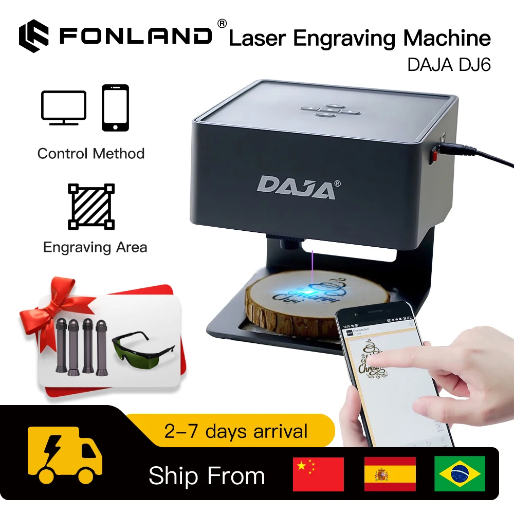 DAJA Laser Engraver CNC DIY DJ - огляд і ціна Woodworking Veneer Cutter
