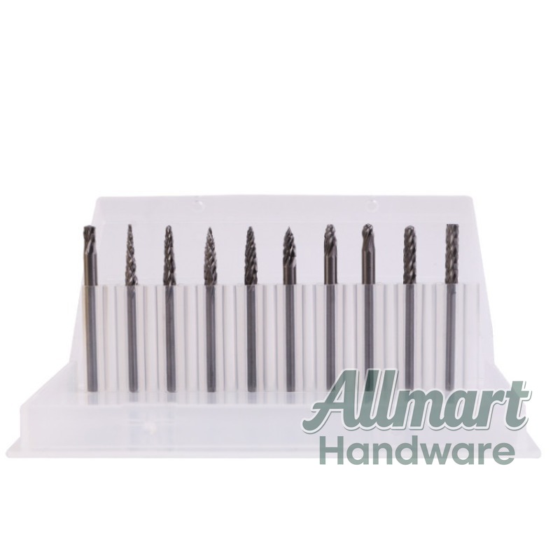 10PCS Wood Carbide Rotary Burr - огляд і ціна Woodworking Kit