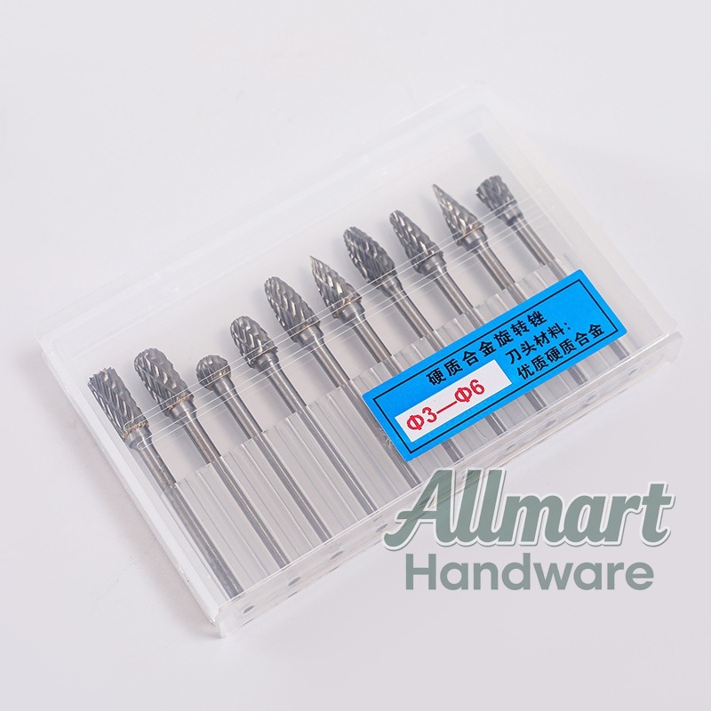 10PCS Wood Carbide Rotary Burr - огляд і ціна Woodworking Kit