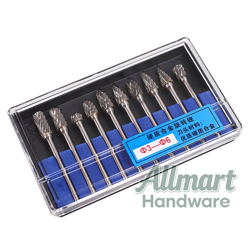 10PCS Wood Carbide Rotary Burr - огляд і ціна Woodworking Kit
