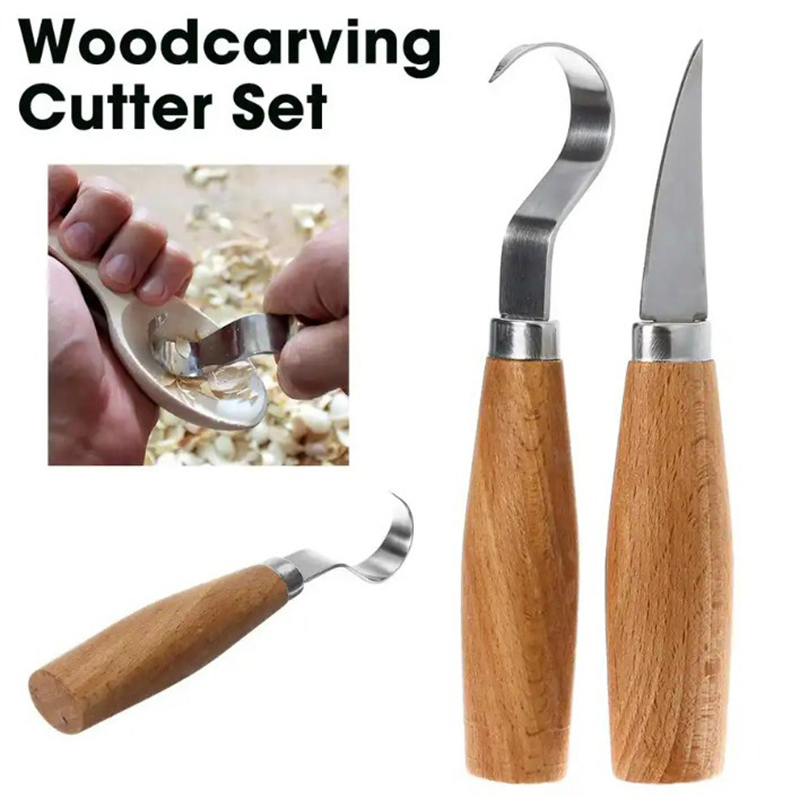 Wood Carving Knife Chisel Hook - огляд і ціна Woodworking Basics
