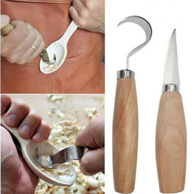 Wood Carving Knife Chisel Hook - огляд і ціна Woodworking Basics
