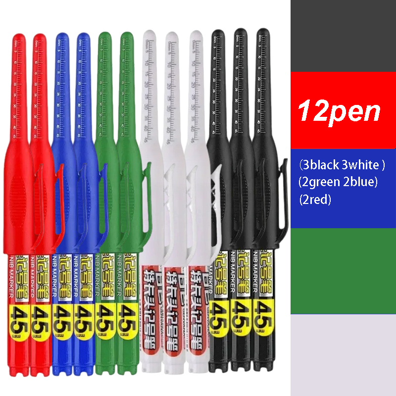 12PCS Long Head Marker Pens Se - огляд і ціна Woodworking Oil