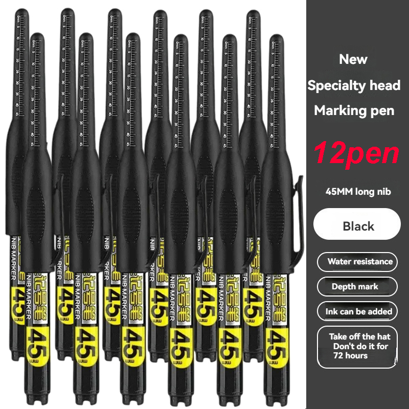 12PCS Long Head Marker Pens Se - огляд і ціна Woodworking Oil