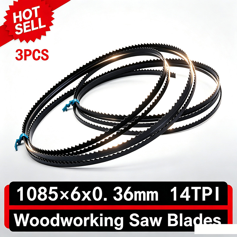 3Pack 1085mm 14TPI Bandsaw Bla - огляд і ціна Woodworking Bandsaw