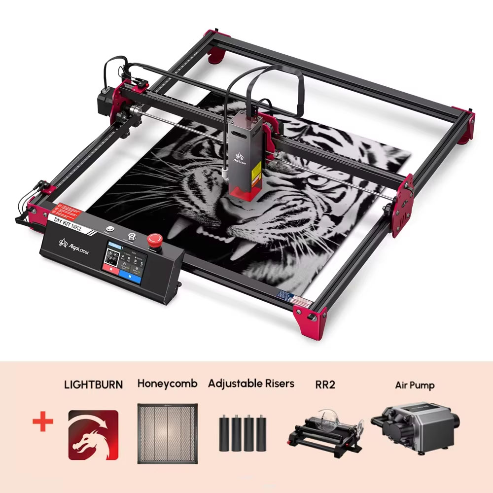 Algolaser DIY KIT MK2 40*43cm  - огляд і ціна Woodworking Veneer Cutter