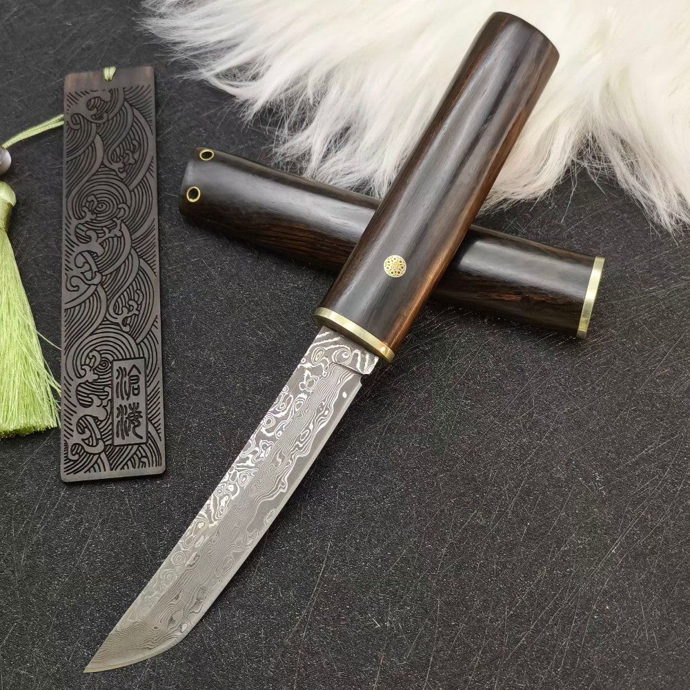 High Hardness VG10 Damascus Ta - огляд і ціна Woodworking Japanese