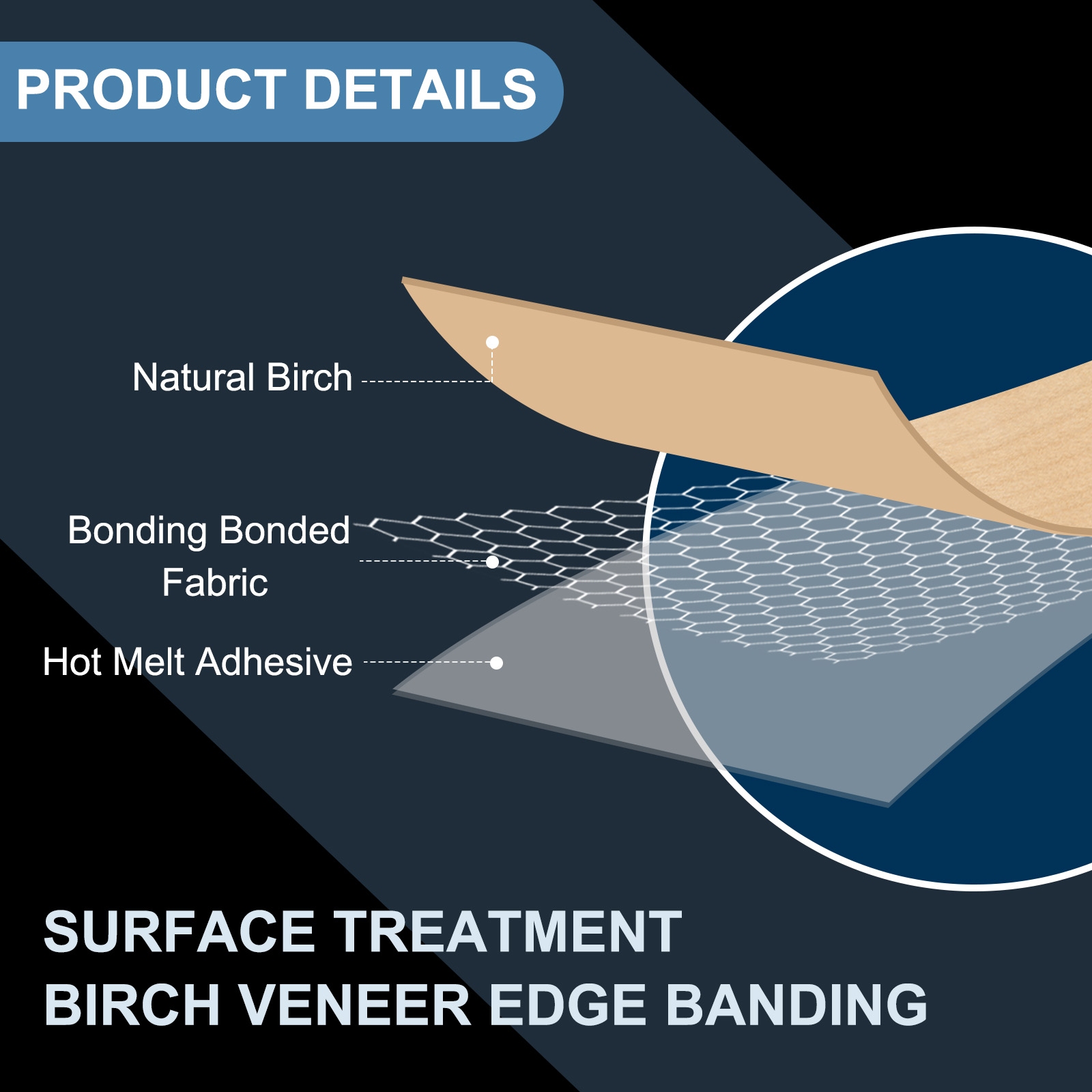 Birch Edge Banding 7.62m/15m W - огляд і ціна Xfasten Woodworking Tape