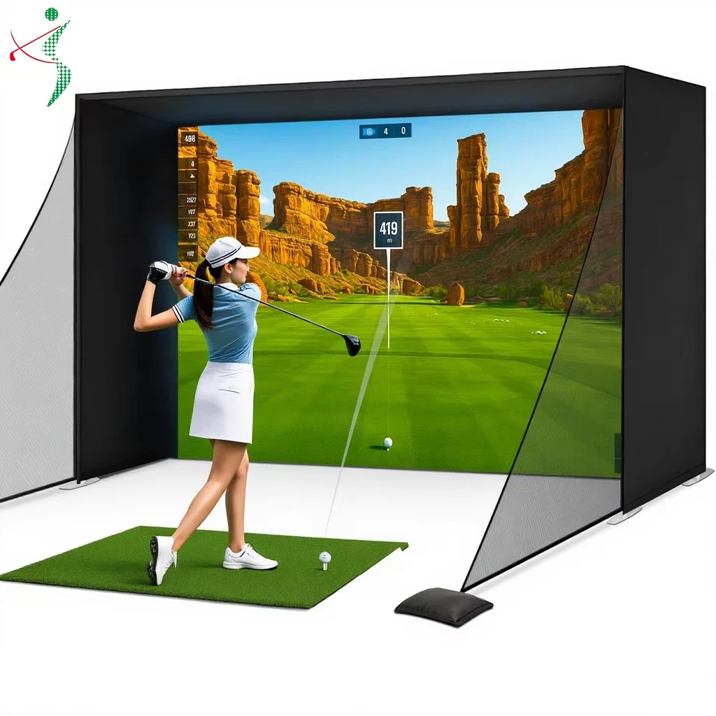 Golf Simulator Enclosure Nets  - огляд і ціна Woodworking Simulator