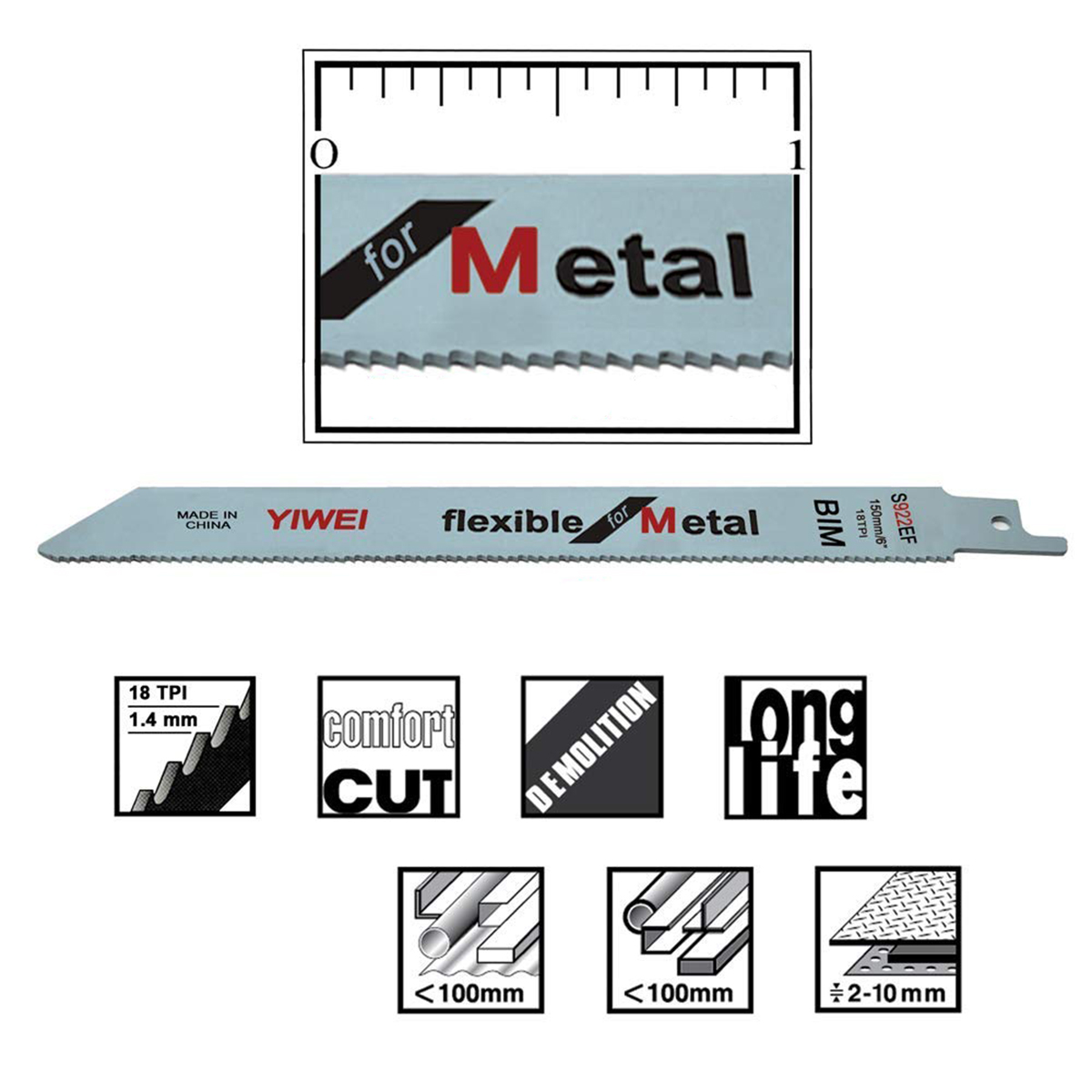Heavy Duty Metal Cutting Recip - огляд і ціна Band Saw Blade